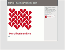 Tablet Screenshot of marchbankandme.com